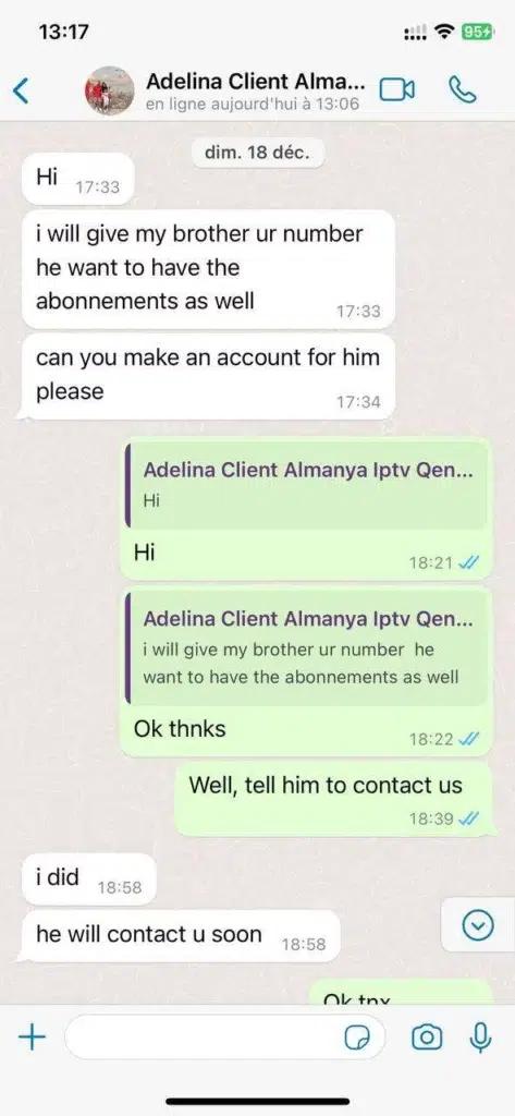 Customer review information