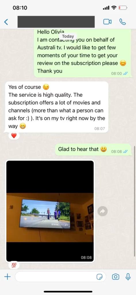 Customer review information